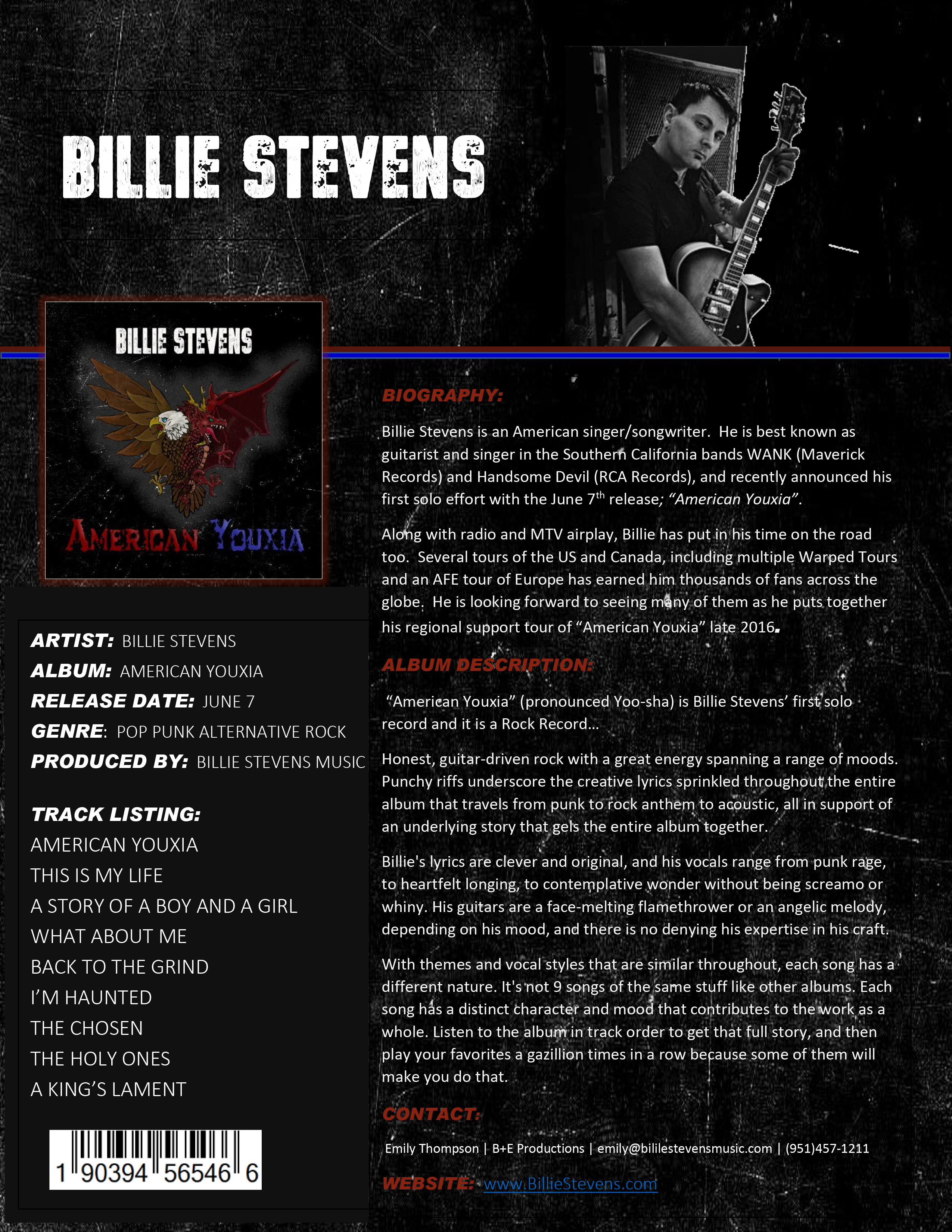 Billie Stevens, AY - 1P